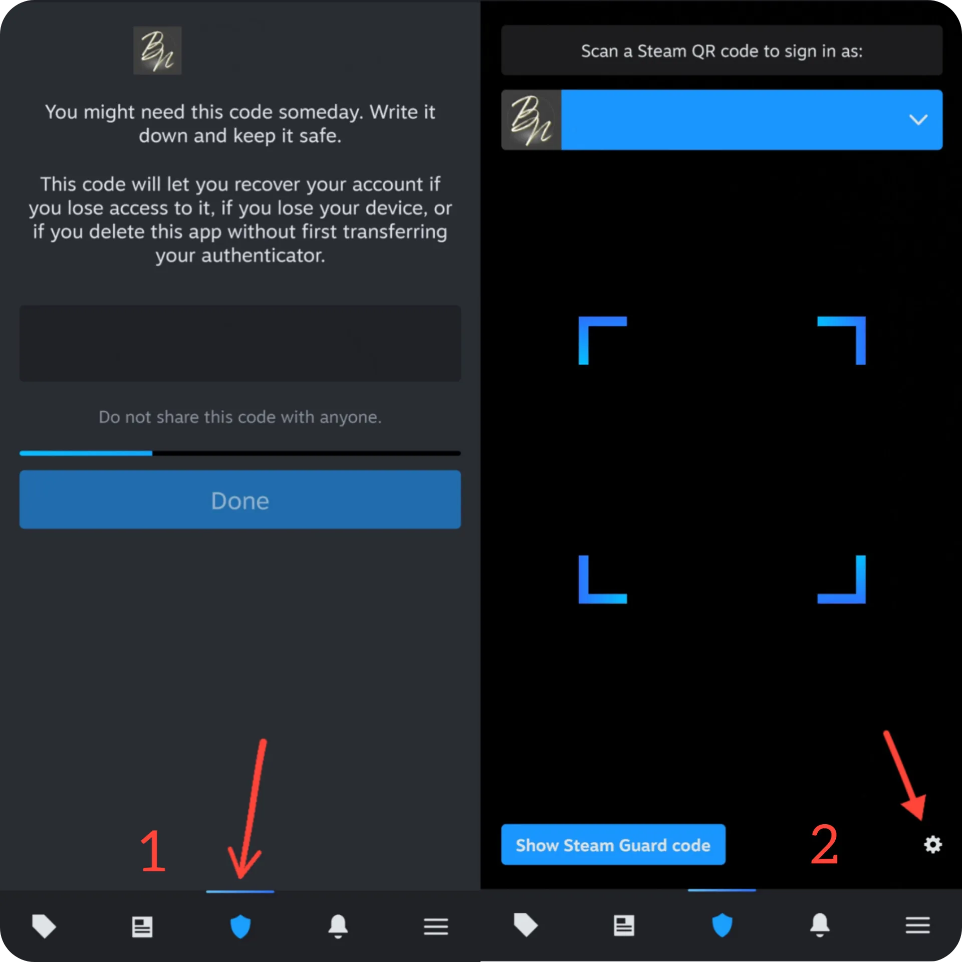 خاموش کردن استیم گارد در موبایل - بخش اول